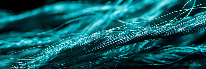 Abstract background of fiber technology lights