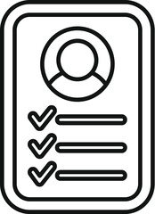 Poster - digital id card is displaying a profile picture and verification of data with three check marks
