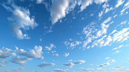 morning blue skies