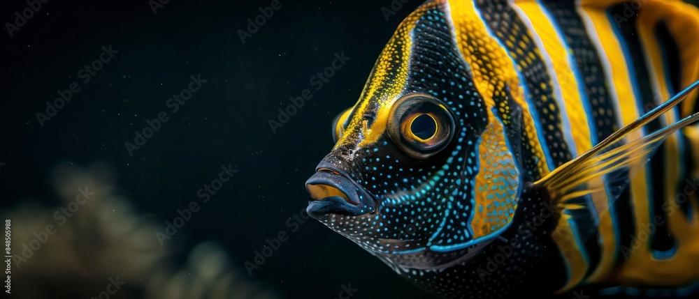 Angelfish colorful tropical fish known for their graceful appearance ...