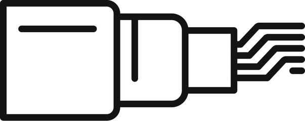 Poster - Cable wire is connecting, showing the concept of data transfer and connection