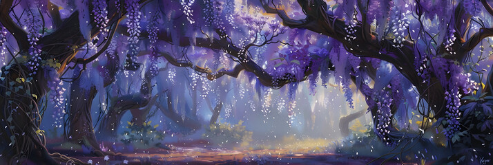 wisteria flowers