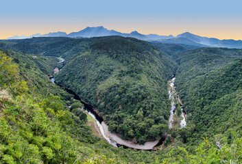 map of africa, wilderness, garden route, south africa