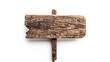 © 2rogan - Wooden signpost with blank space on white background