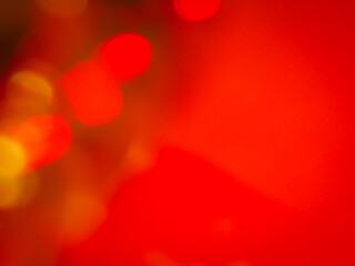 orange party lights blurred for a bright abstract background.