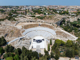 Canvas Print - Greek Theater - Syracuse, Italy