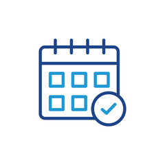 Poster - Calendar icon, calendar sign vector