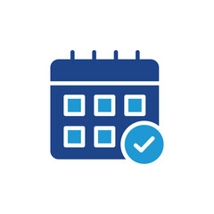 Poster - Calendar icon, calendar sign vector