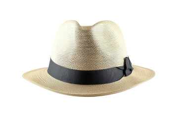 Wall Mural - Straw Hat with Black Ribbon