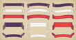 © toyotoyo - A horizontal title ribbon obi set with a Japanese retro design.
