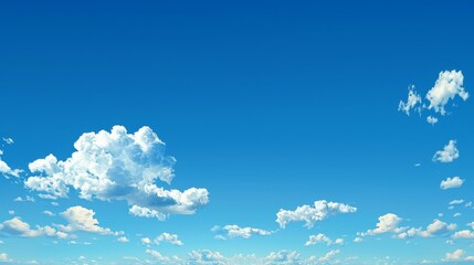 Wall Mural - beautiful blue sky landscape background