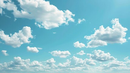 Wall Mural - beautiful blue sky landscape background