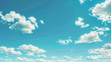 Wall Mural - beautiful blue sky landscape background