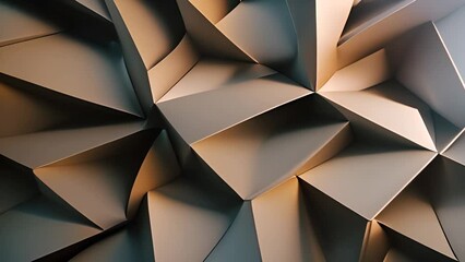 Poster - Abstract Geometric Pattern Generative AI