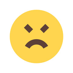 Poster - angry smiley icon