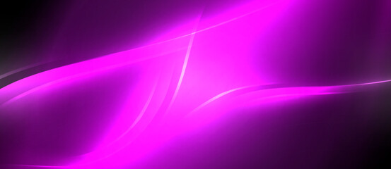 Aufkleber - Neon glowing circle rays, light round lines in the dark, planet style neon wave lines. Energetic electric concept design for wallpaper, banner, background