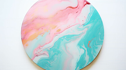 Poster - Blue and pink gradient textured abstract backgrounds