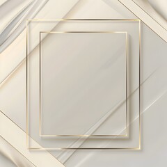 Poster - Minimalist Frame Background with Clean Lines Neutral Tones and Subtle Gradients for Copy Space or Mockup