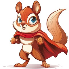 Wall Mural - Squirrel superhero