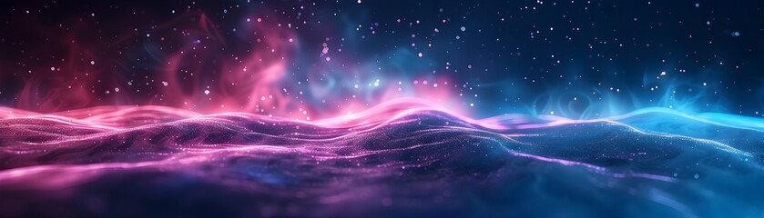 Poster - Dazzling Neon Gradient Backdrop for Tech and Gaming Product Concepts