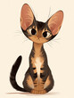 © Yongxu - A variety of cat image libraries.Cute animal patterns of various breeds of cats, illustrations, posters, background images, decorative graphics, wallpapers, stickers.