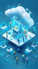 Poster - Remote Workers Accessing Cloud Computing Applications Across Flexible Locations