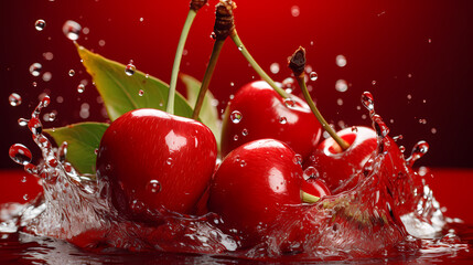 Wall Mural - Cherry Food Photography