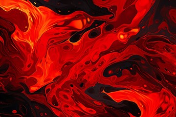 Wall Mural - a colorful abstract background featuring a red, orange, and black color scheme