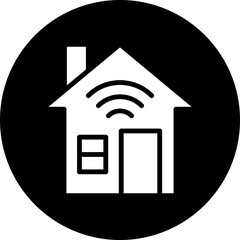 Canvas Print - Vector Design Smart House Icon Style