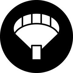 Sticker - Vector Design Parachute Icon Style