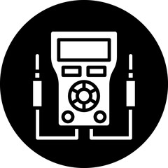 Sticker - Vector Design Voltmeter Icon Style