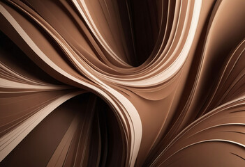 Poster - Abstract Brown Light Streaks Background