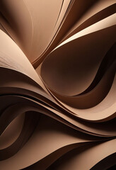 Poster - Abstract Brown Light Streaks Background