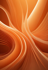 Wall Mural - Abstract Orange Light Streaks Background