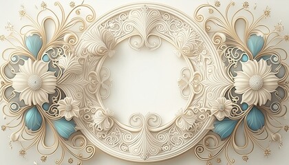 Wall Mural - frame with ornament