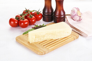 Wall Mural - Piece Italian hard parmesan cheese