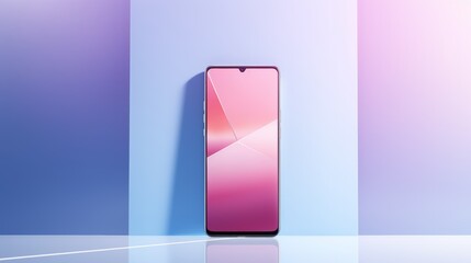 Poster - A high-quality product photo of a new smartphone