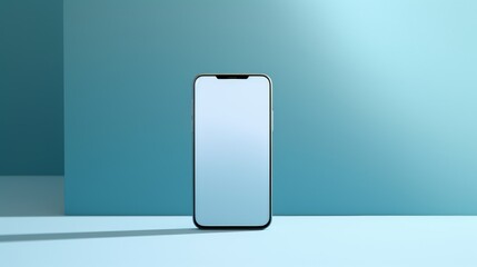 Poster - A high-quality product shot of a smartphone on a clean