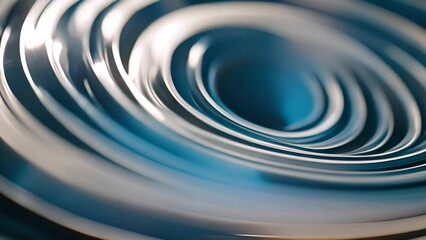 Poster - Blue And White Rolled Paper Detail Generative AI