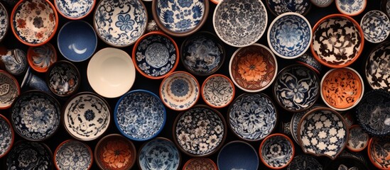 Poster - Texture of ceramic creating a beautiful background for copy space image