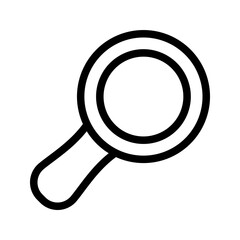 Poster - magnifier  outline, line