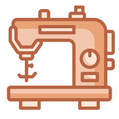 Wall Mural - Sewing Machine Icon