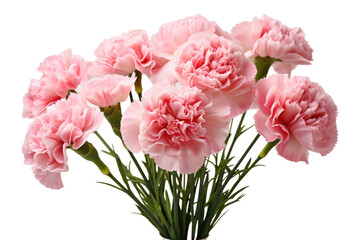 A Burst of Pink Elegance on a Clear PNG or White Background.