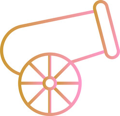 Poster - Cannon Vector Icon