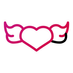 Poster - Heart Wing Icon