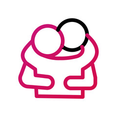 Poster - Hug Icon