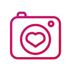 Poster - Love camera Icon