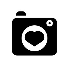 Poster - Love camera Icon