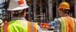 © Starkreal - Construction worker in a workshop making measurements