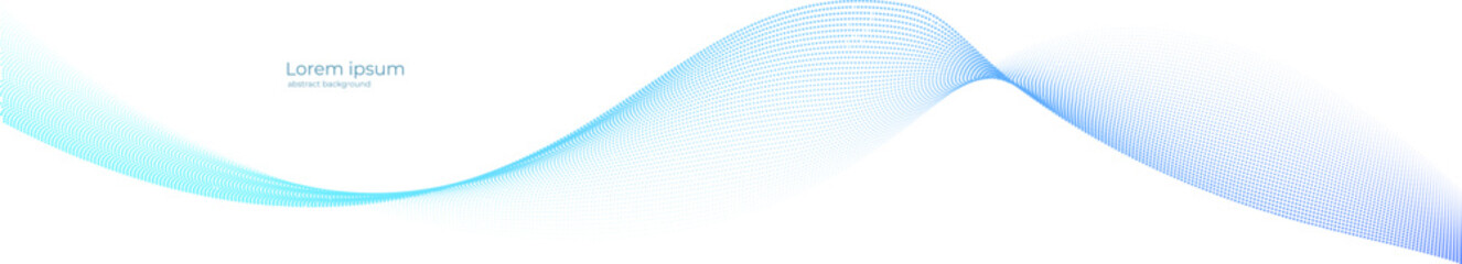 Poster - Vector wave dynamic music lines. Blue-violet abstract lines. Sound waves on transparent background for your design. Vector EPS 10